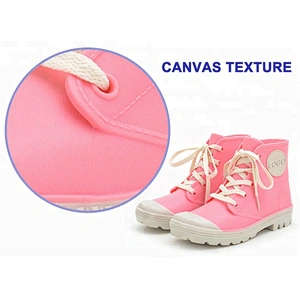 2018 fashionable ankle high lace up rain boots for women