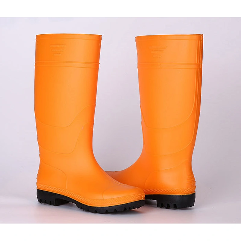 Light weight plastic pvc rain boots