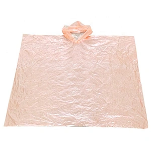 Best selling adults customized logo PE poncho disposable rain coat