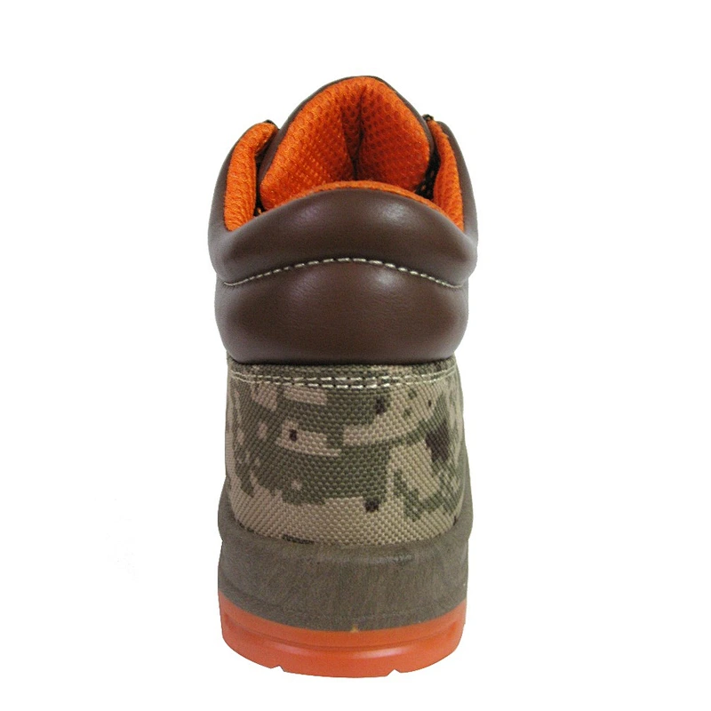 Steel toe canvas work shoes pvc sole canvas safety shoes