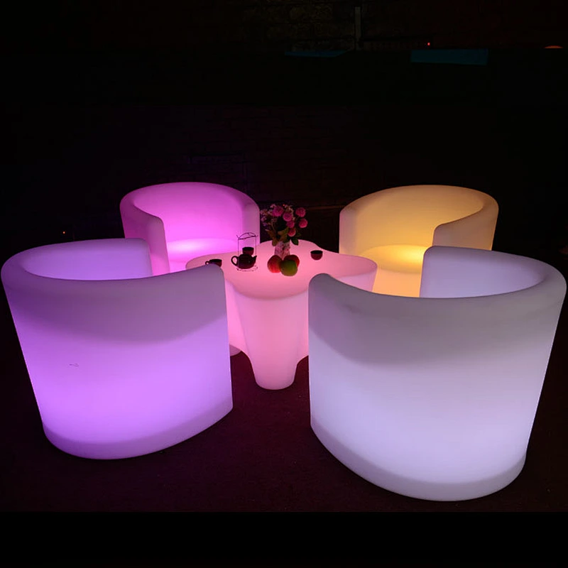 Multi colors changing LED illuminated furniture for bar/nighclub/party/hotel/sofa