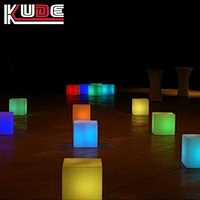 CE ROHS FCC certificate Remote Control Waterproof IP65 Multicolor LED CUBE
