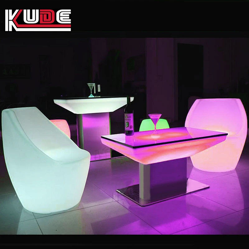 Multi colors changing LED illuminated furniture for bar/nighclub/party/hotel