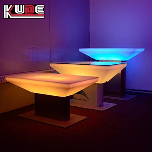Multi colors changing LED illuminated furniture for bar/nighclub/party/hotel