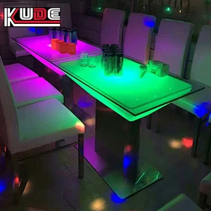 Multi colors changing LED illuminated furniture for bar/nighclub/party/hotel