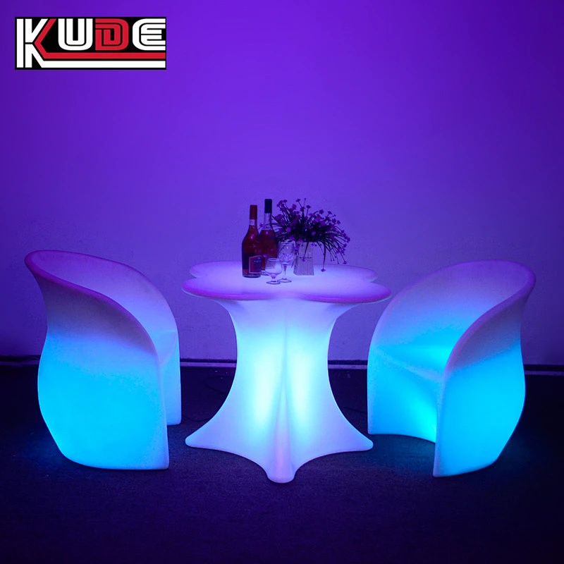 LED furniture amazing colors changing modern outdoor light up plastic furniture