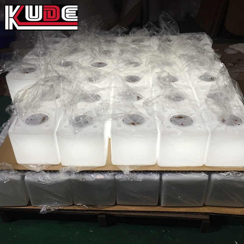 Outdoor LED Glowing Furniture Manufacturer For PE LED Sitting Cubes/LED Cube Lighting For Party Event Using