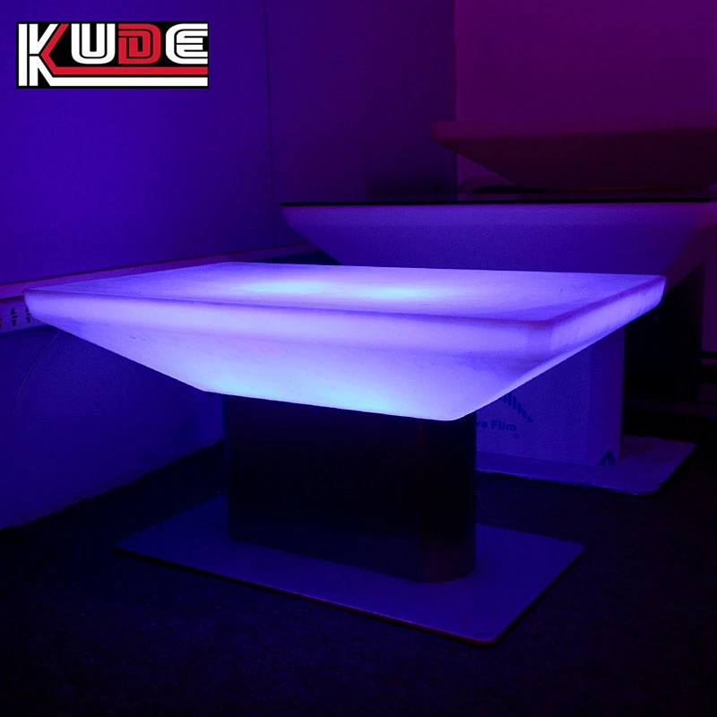 LED rectangular table led light up table furniture tables for events