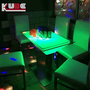 Multi colors changing LED illuminated furniture for bar/nighclub/party/hotel