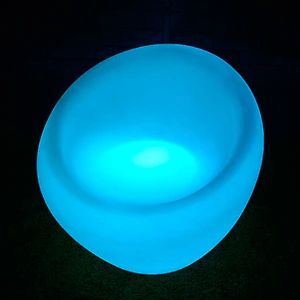 LED sofa of plastic rechargeable chair use outdoor or indoor