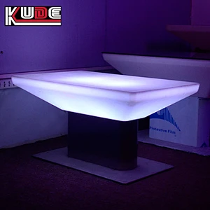 LED rectangular table led light up table furniture tables for events