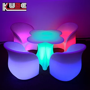 LED furniture amazing colors changing modern outdoor light up plastic furniture