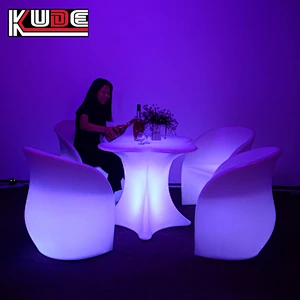 LED furniture amazing colors changing modern outdoor light up plastic furniture