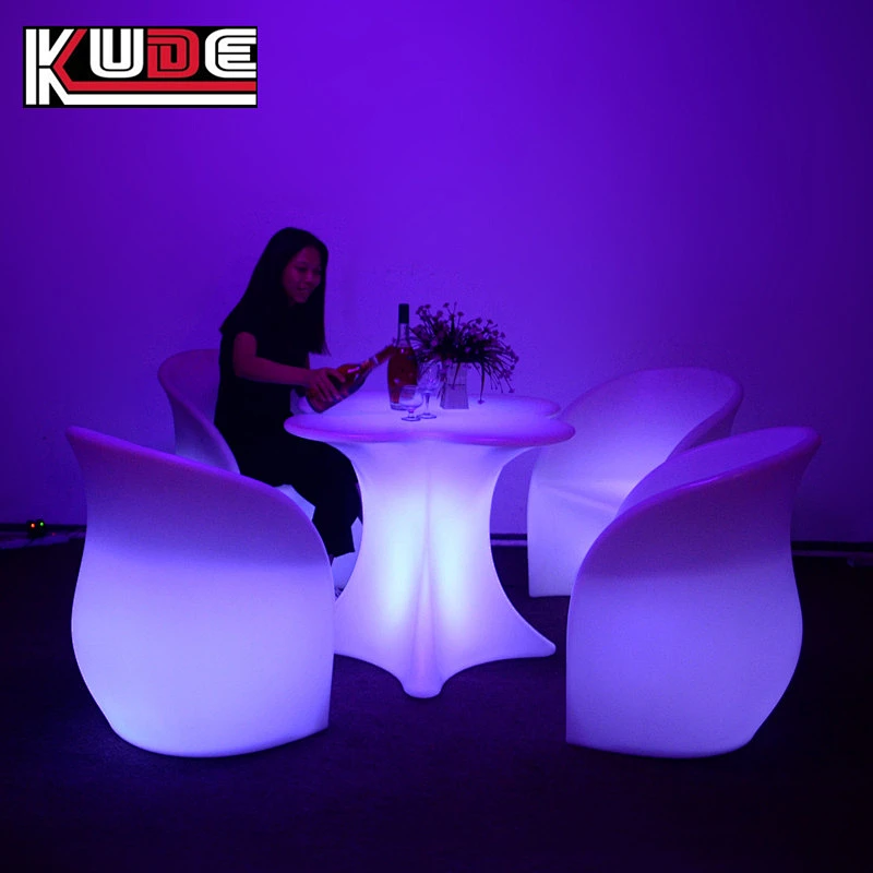 LED furniture amazing colors changing modern outdoor light up plastic furniture