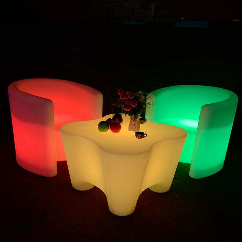 Multi colors changing LED illuminated furniture for bar/nighclub/party/hotel/sofa