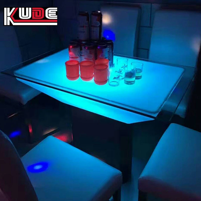 Multi colors changing LED illuminated furniture for bar/nighclub/party/hotel