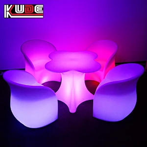 LED furniture amazing colors changing modern outdoor light up plastic furniture
