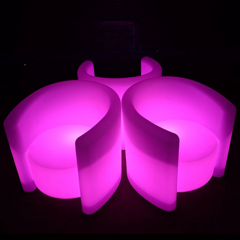 Multi colors changing LED illuminated furniture for bar/nighclub/party/hotel/sofa