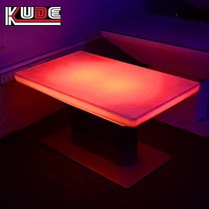 LED rectangular table led light up table furniture tables for events