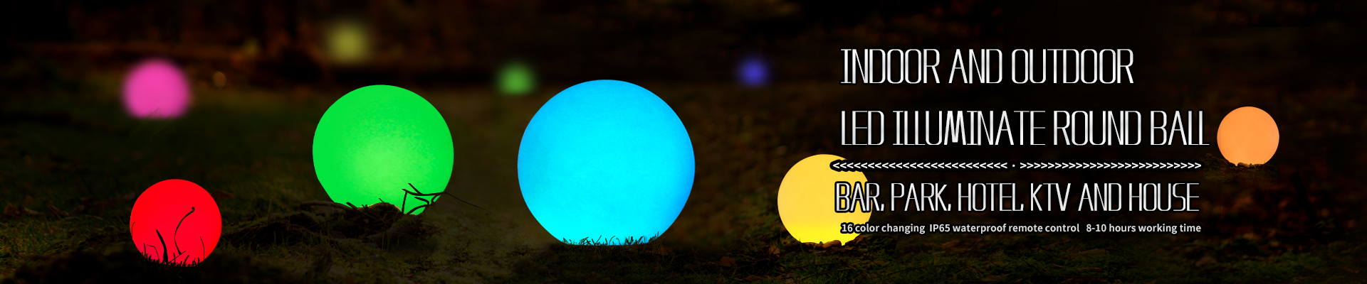LED waterproof ball