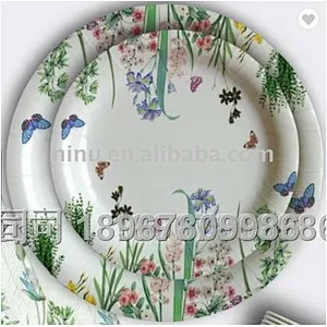 print paper plate,christmas paper plates
