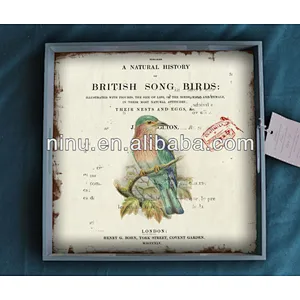 antique wooden serving tray