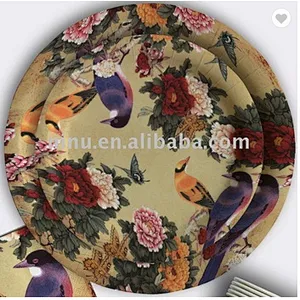 print paper plate,paper plate