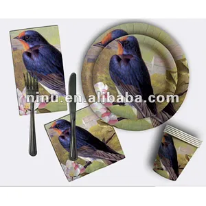 fancy paper plates,wedding disposable paper plates