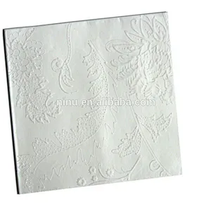 White Embossed Dinner Paper Napkin