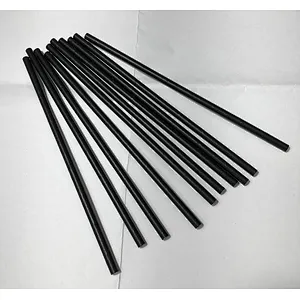 Biodegradable striped paper straws
