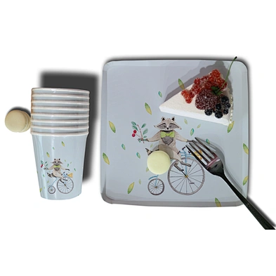cocktail paper napkin &plate set