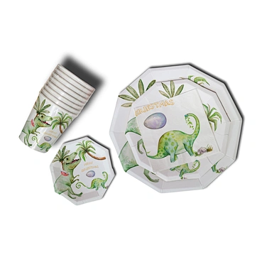 Paper Plate & Paper Cup Set
