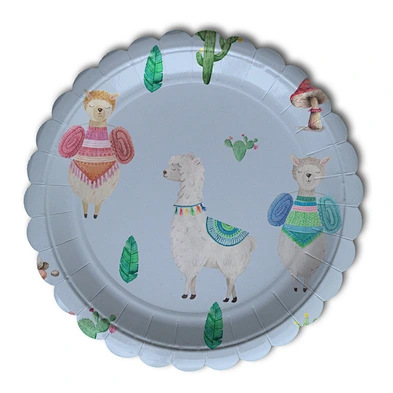 dinner napkin paper plate set