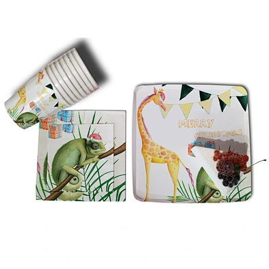 paper napkin &paper plate set