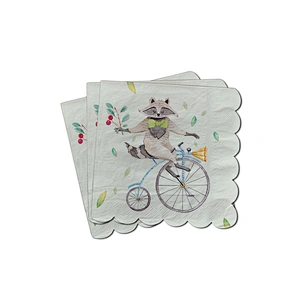 cocktail paper napkin &plate set