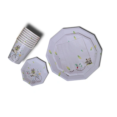cocktail paper napkin &plate set