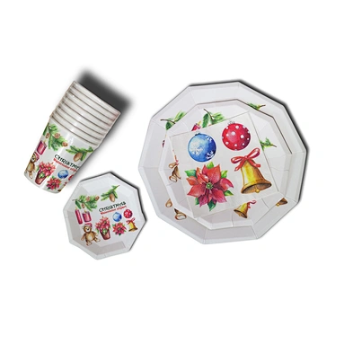 Color Paper Plate Set