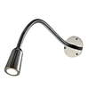 Zhongshan hot selling hotel warm light bedroom headboard led wall mount swing arm reading lamp