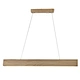 Hot Modern indooor led hanging lamp chandelier wood pendant ceiling office linear lights fixture for meeting dining room
