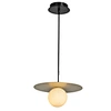 Zhongshan factory iron gold frosted glass modern ceiling ball shape hanging pendant lamp chandelier light