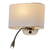 Hot selling hotel chrome E27 double light   wall sconces light reading