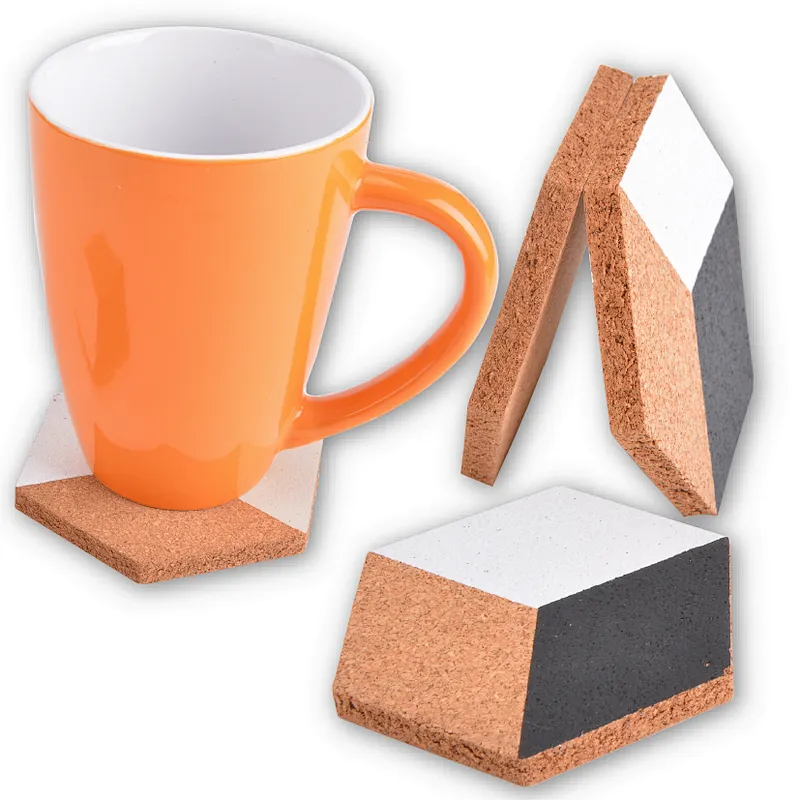 GOODADV FACTORY to custom cork coaster with silk screen printing eco-friendly material