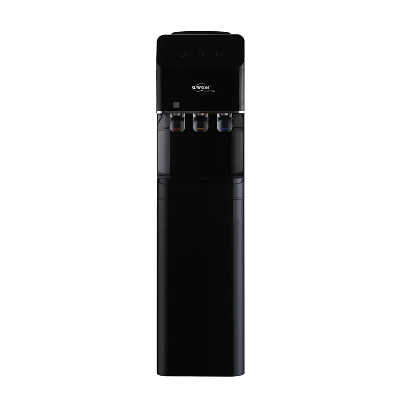 3 Taps Hot Sale Water Cooler With Glass