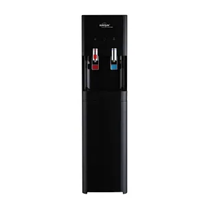 Classical black water cooler with gallon hidden
