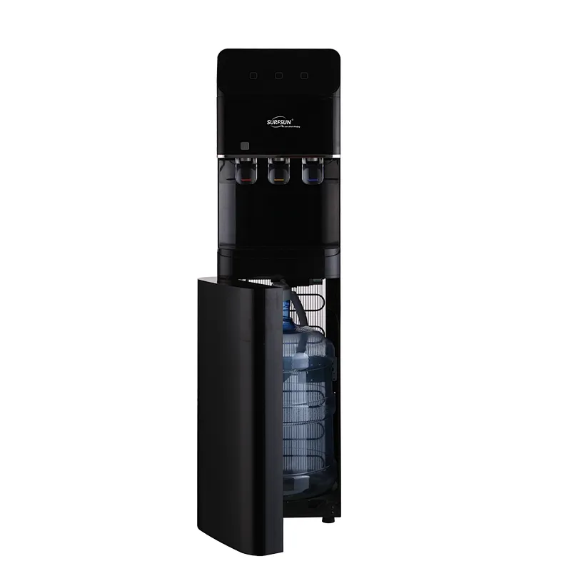 Modern Style Water Dispenser With Bottle Bottom Loaded