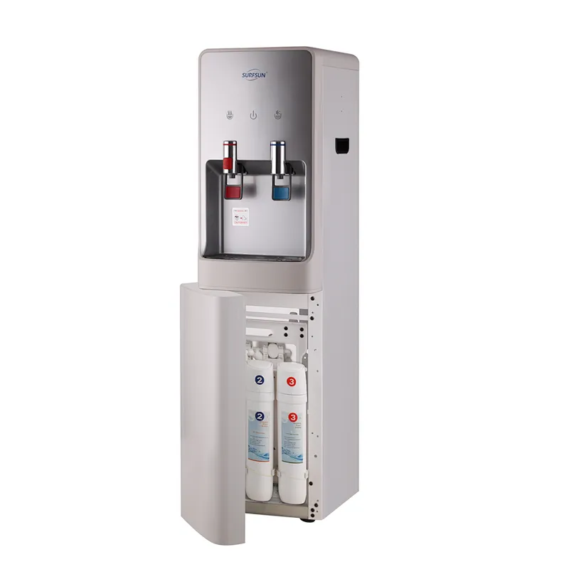 Slim Direct Connection Electronic Compressor Cooling, Ambient And Piping Hot Water Dispenser