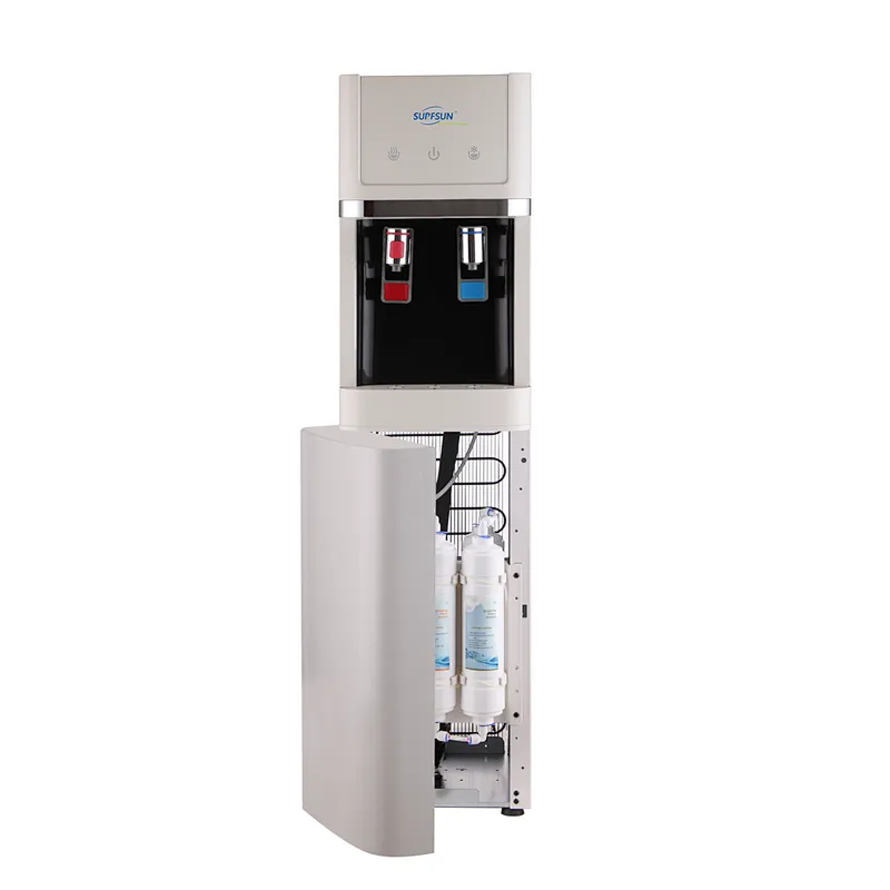 Deluxe Freestanding Hot And Cold Purified Pipeline Water Dispenser