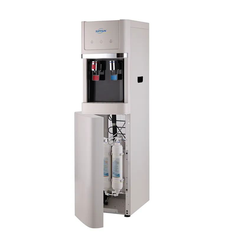 Deluxe Freestanding Hot And Cold Purified Pipeline Water Dispenser