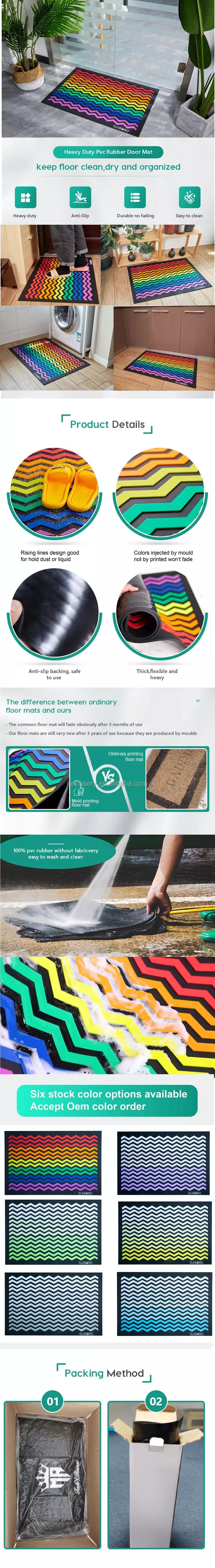 rubber welcome door mat manufacturer