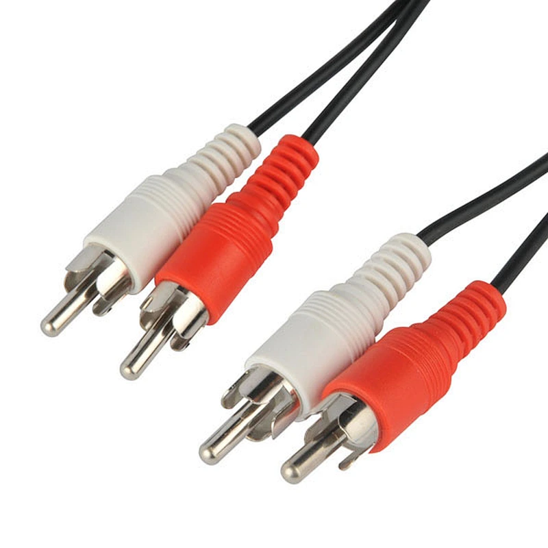 Stereo audio cable 2RCA-2RCA
